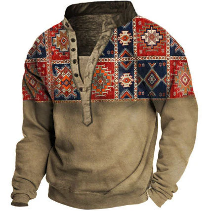 Warm and casual western sweater