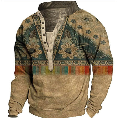 Warm and casual western sweater