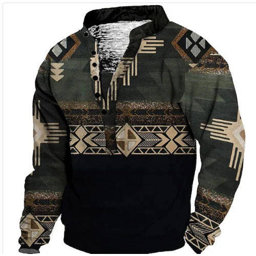 Warm and casual western sweater