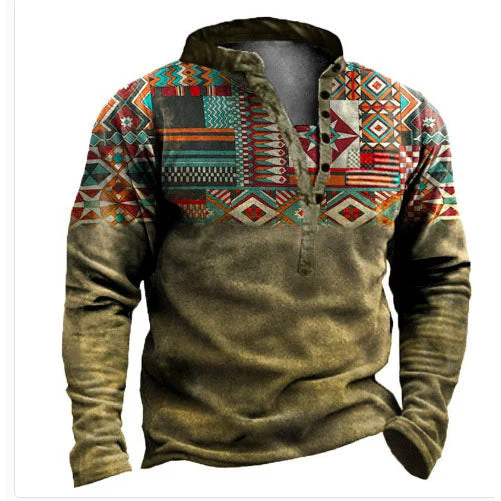 Warm and casual western sweater