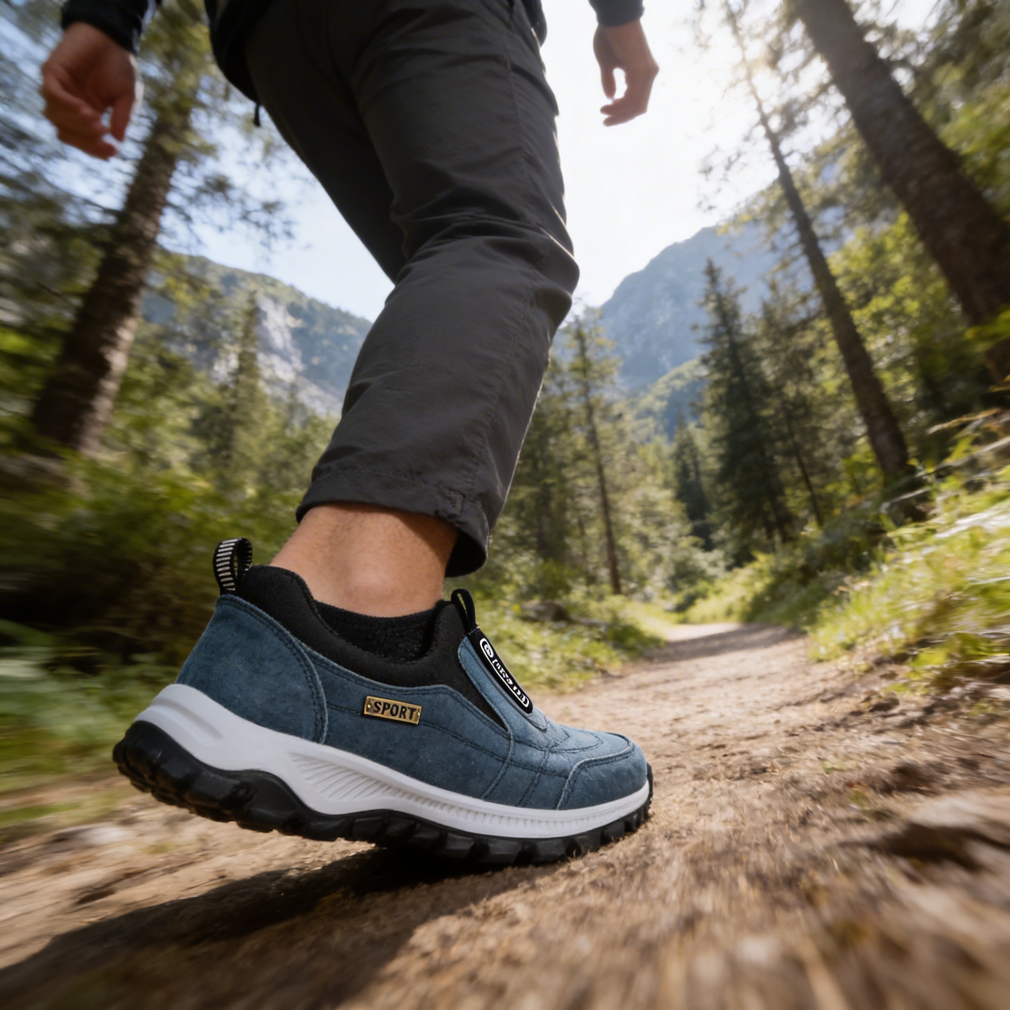 Shoe interior showing cushioning and ergonomic support