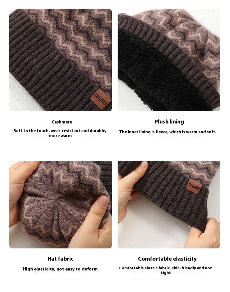 Winter Beanie, Scarf & Gloves - 3 Piece Set Men's Winter Beanie, Neck Warmer, and Gloves