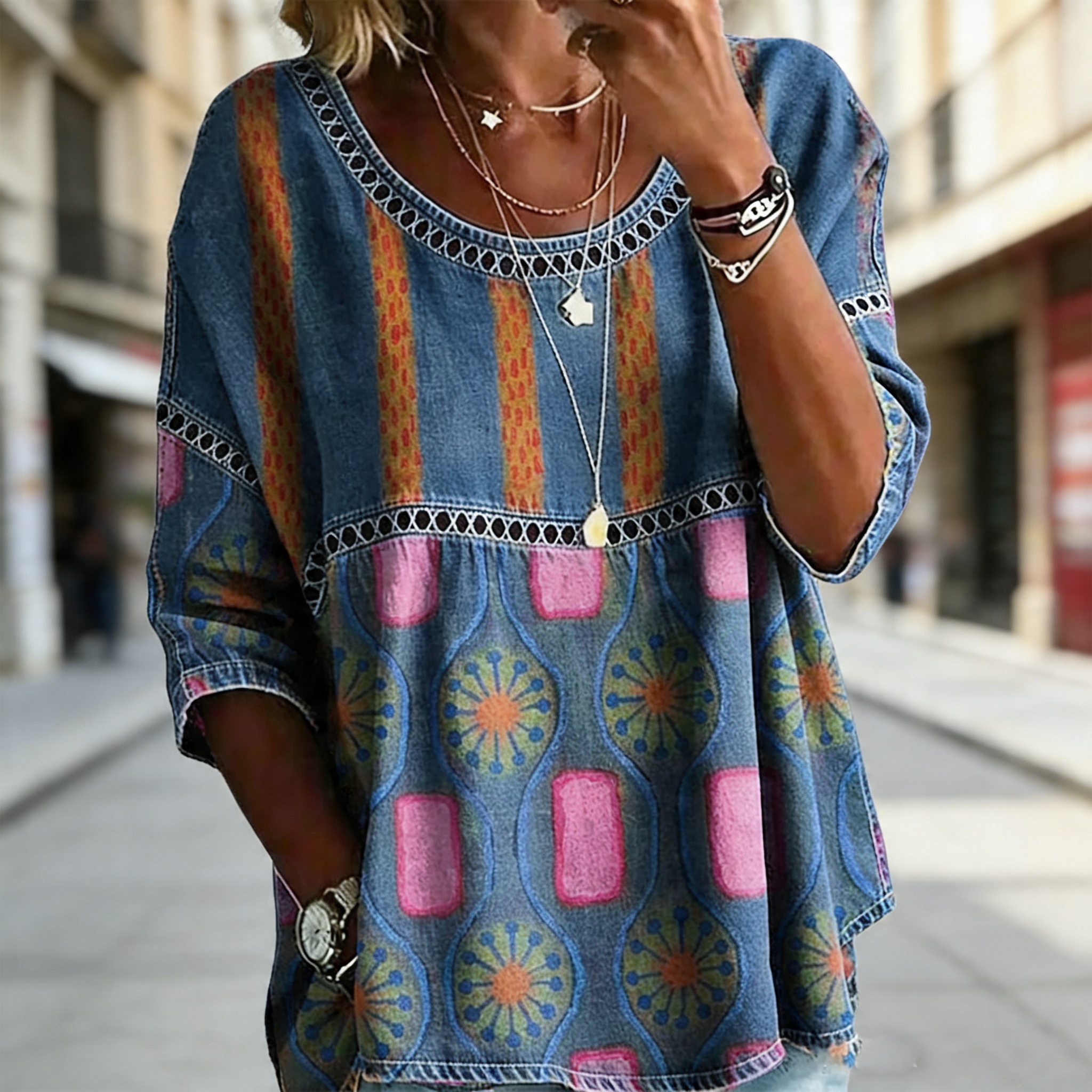 Street Style Ready, blouse styled for an urban outing