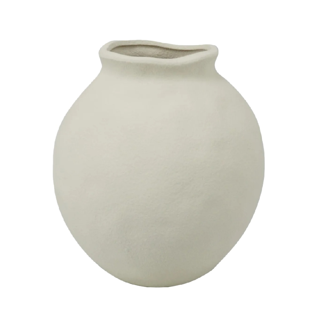 Jarrón de Cerámica Blanca-agriculture-ehime.space