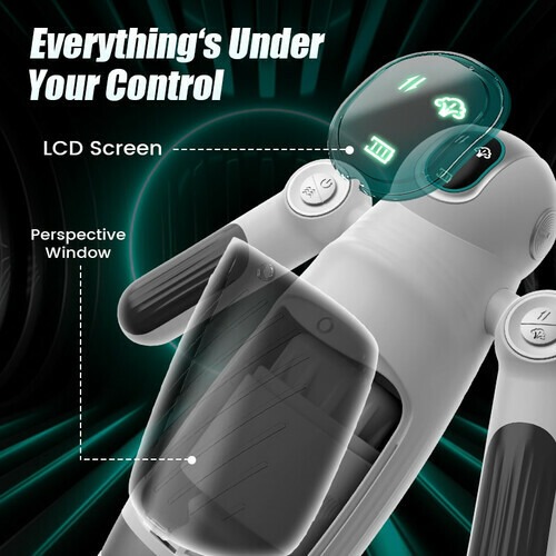 💥RobotThrust Pro – The Transparent Robot Masturbator That Thrusts, Vibrates & Lets You Watch Every Stroke 🔥🤖