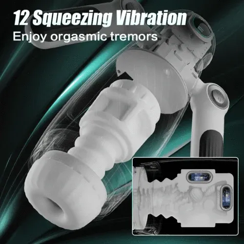 💥RobotThrust Pro – The Transparent Robot Masturbator That Thrusts, Vibrates & Lets You Watch Every Stroke 🔥🤖