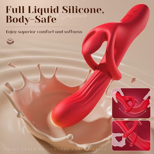 🎁Toendi Rose Rabbit🎁 – 3-in-1 Rotary G-Spot Vibrator Designed for Female Pleasure💦