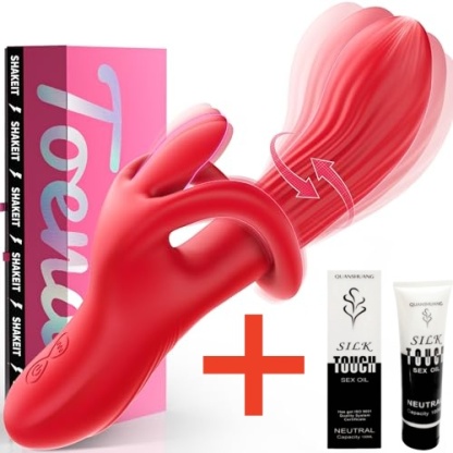 🎁Toendi Rose Rabbit🎁 – 3-in-1 Rotary G-Spot Vibrator Designed for Female Pleasure💦