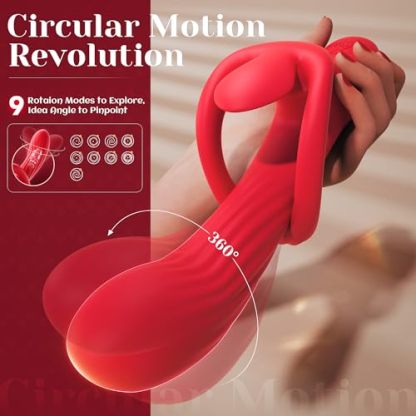 🎁Toendi Rose Rabbit🎁 – 3-in-1 Rotary G-Spot Vibrator Designed for Female Pleasure💦