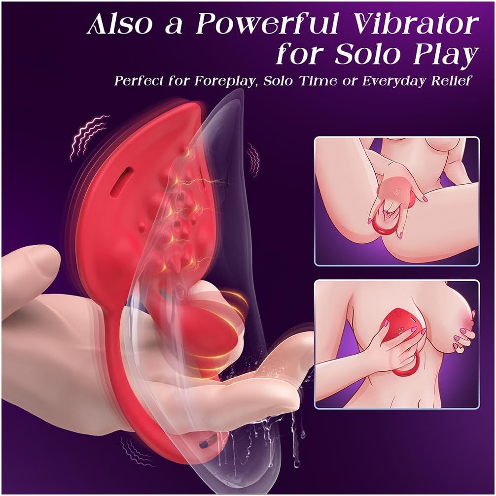 💝WhisperRide – Ultra-quiet portable vibrator for secret pleasure✨