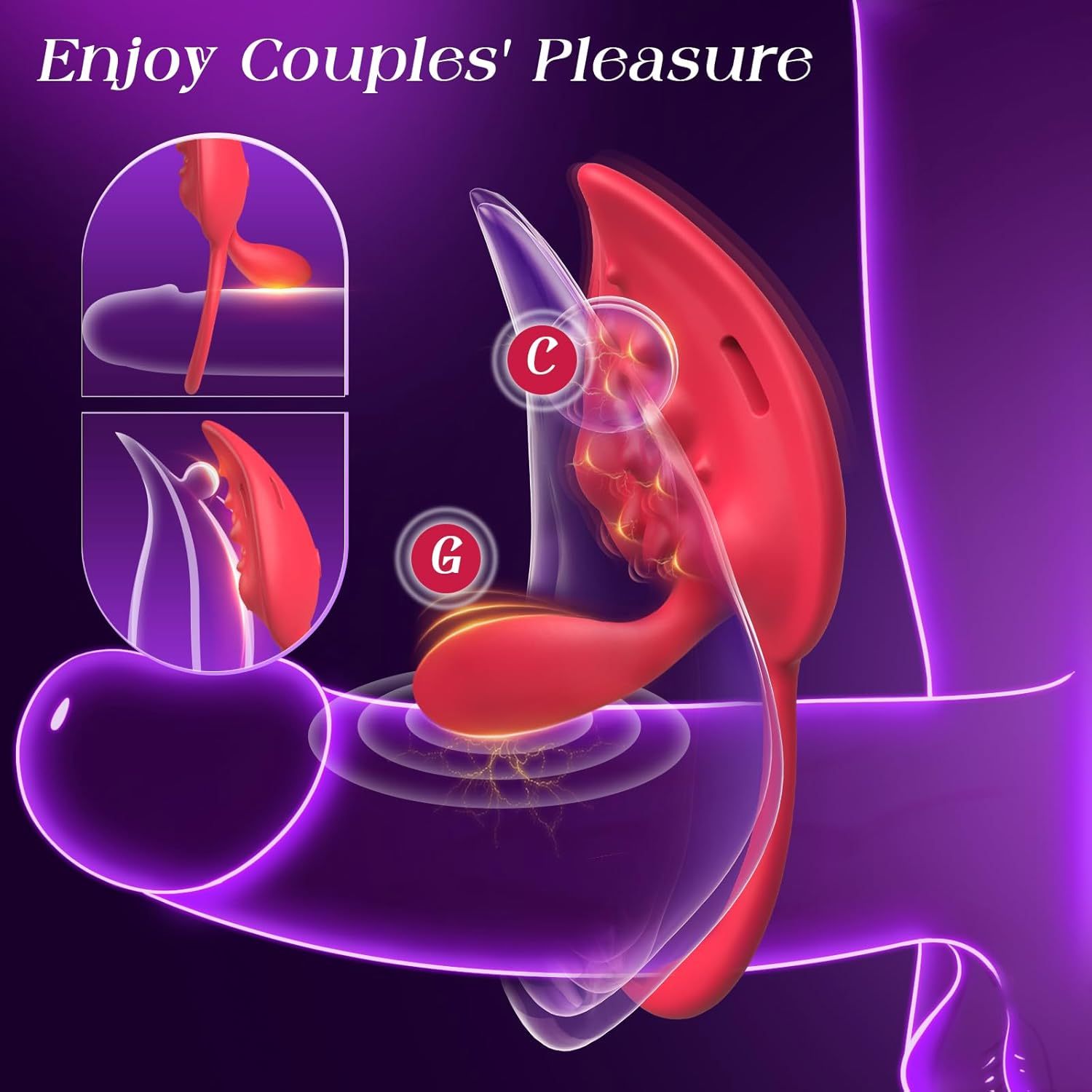 💝WhisperRide – Ultra-quiet portable vibrator for secret pleasure✨