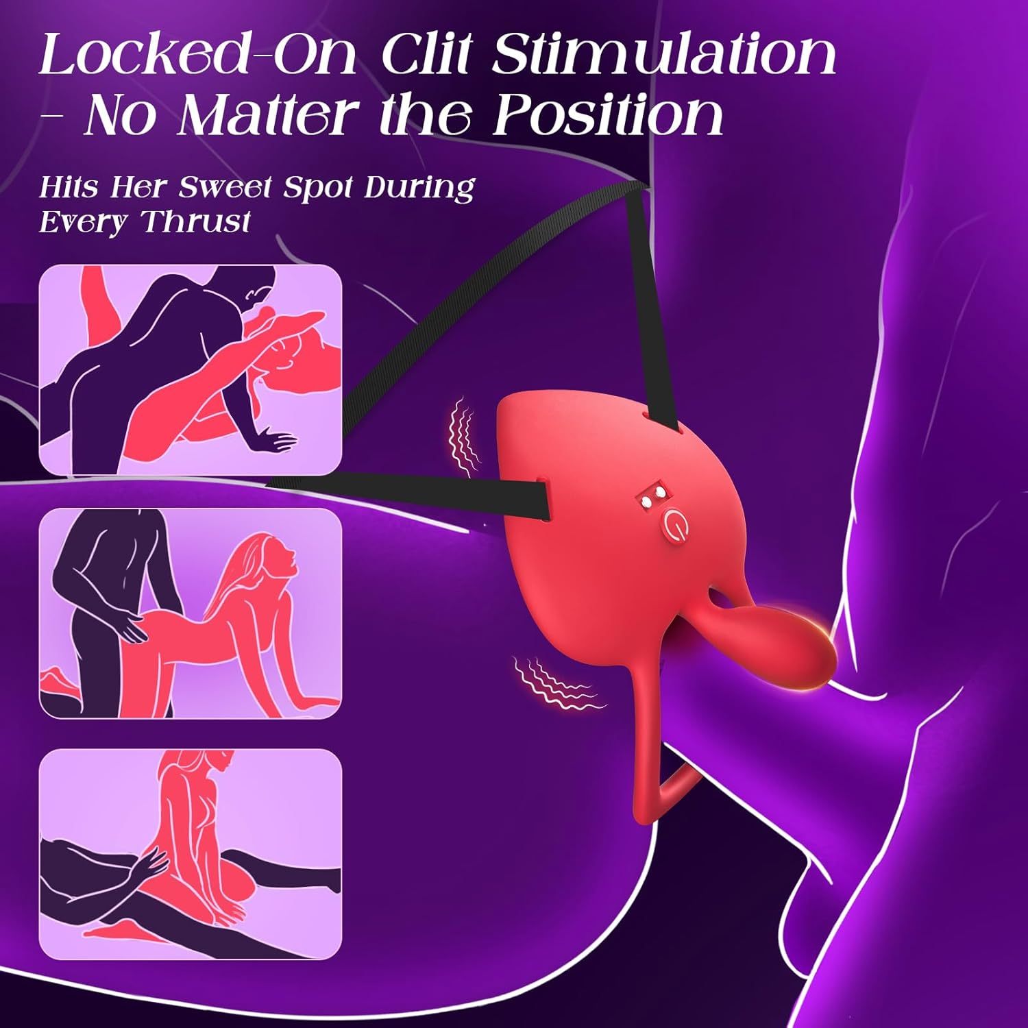 💝WhisperRide – Ultra-quiet portable vibrator for secret pleasure✨