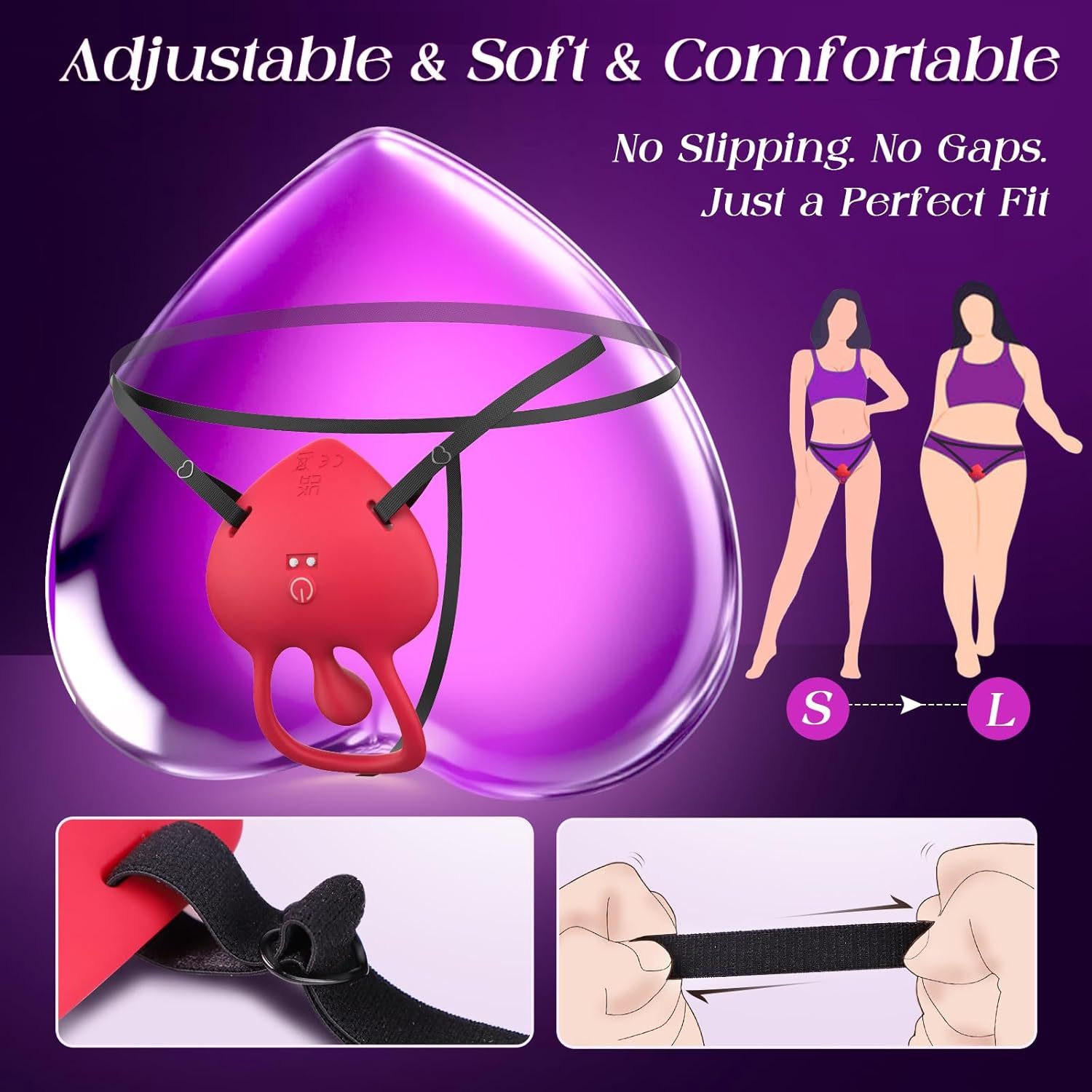 💝WhisperRide – Ultra-quiet portable vibrator for secret pleasure✨