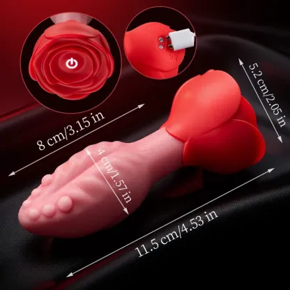 🌹 Experience a New Level of Sensation with a 360° Rotating Vibrating Butt Plug
