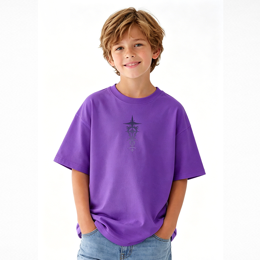 Solo Leveling Anime Graphic T-Shirt for Kids Cartoon Print Cotton Tee