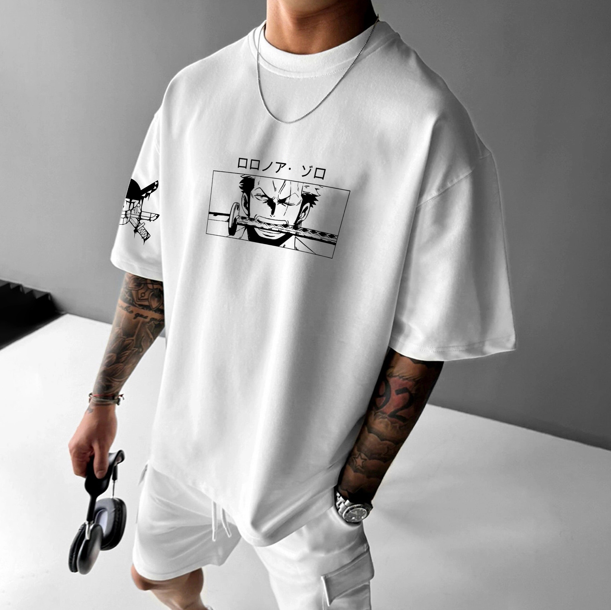 Unisex Anime Inspired Vintage T-Shirt丨