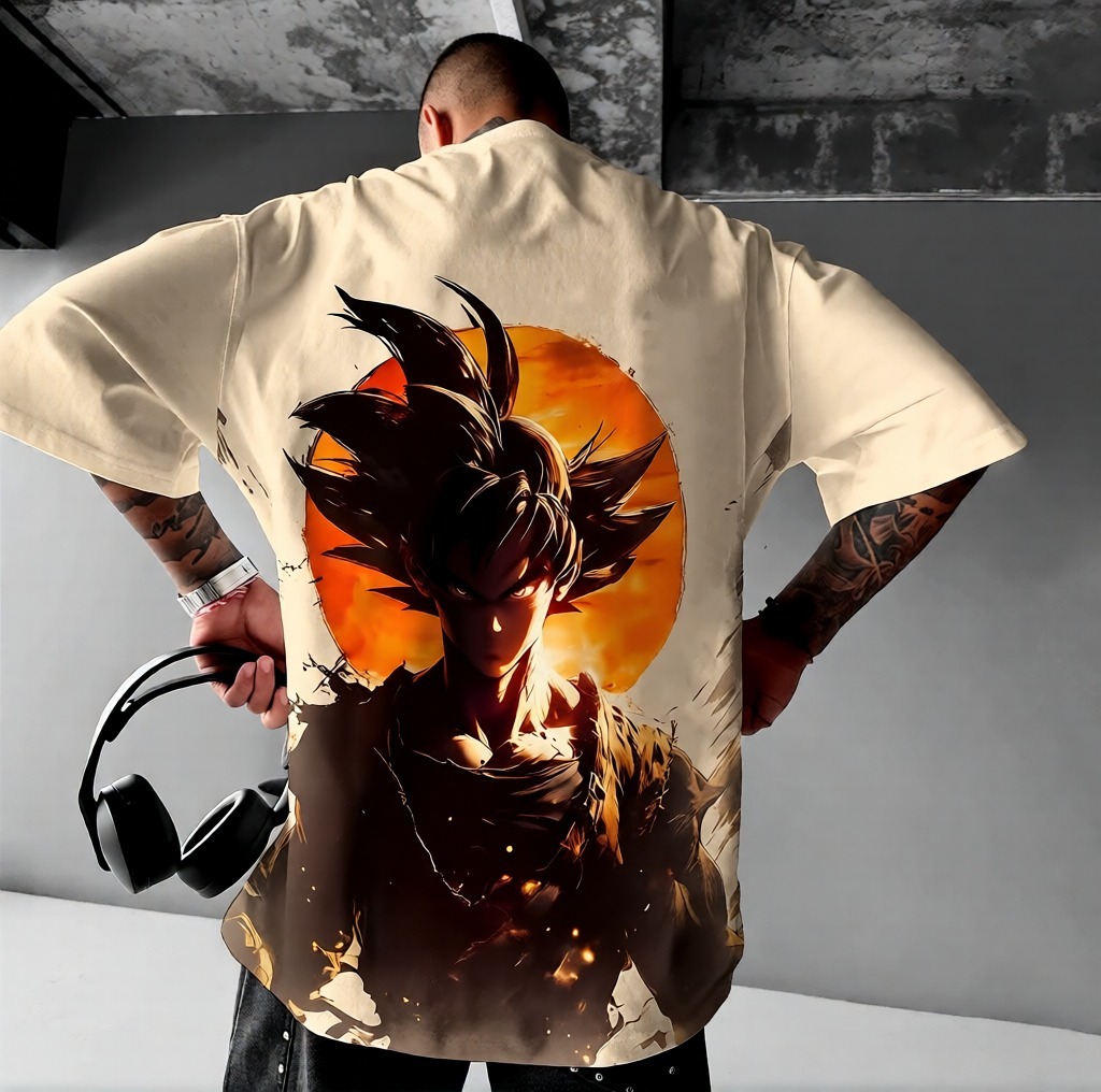 Unisex Anime Inspired Vintage T-Shirt-Anime x kingdom