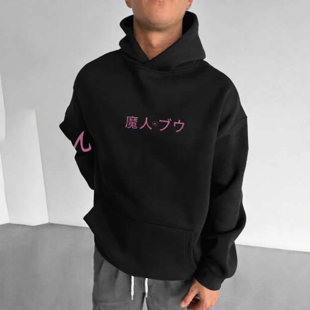 Unisex Anime Print  Casual Oversized Hoodie-Anime x kingdom