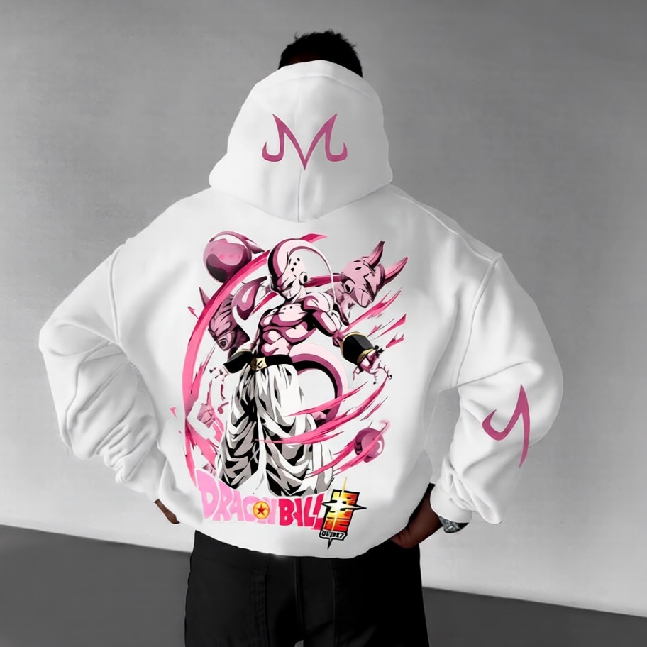 Unisex Anime Print  Casual Oversized Hoodie-Anime x kingdom