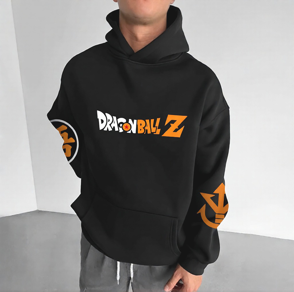 Unisex Anime Print  Casual Oversized Hoodie-Anime x kingdom