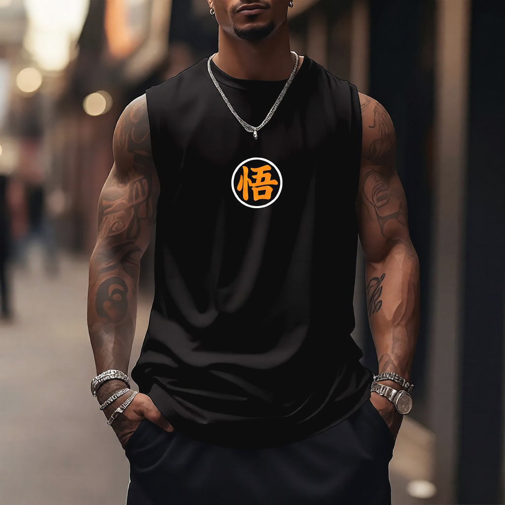 Unisex Anime Sleeveless Tank Top-Anime x kingdom