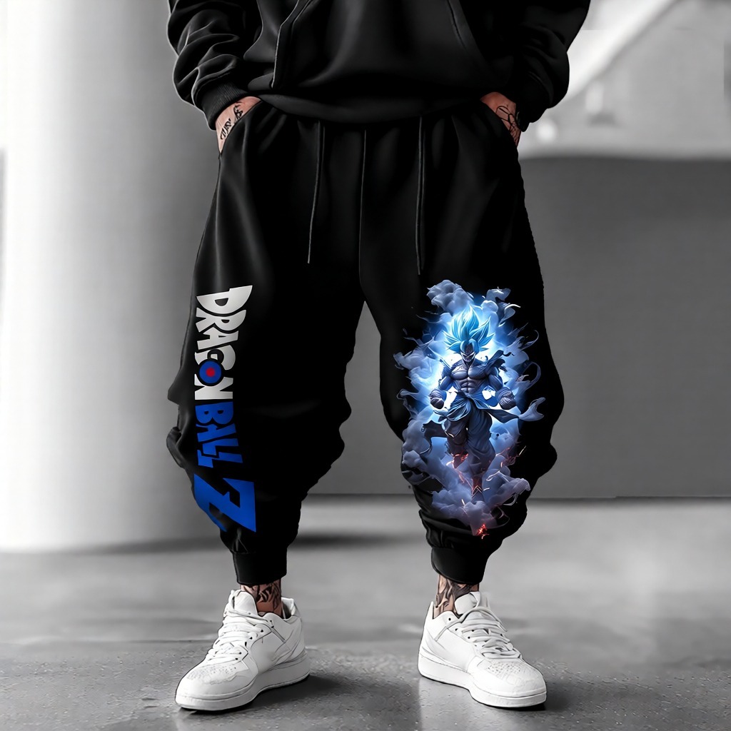 Unisex Casual Anime Streetwear Pants-Anime x kingdom