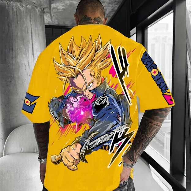 Unisex Anime Inspired Vintage T-Shirt-Anime x kingdom