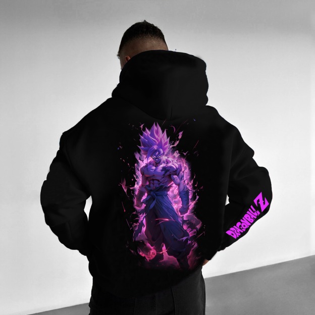 Unisex Anime Print  Casual Oversized Hoodie-Anime x kingdom