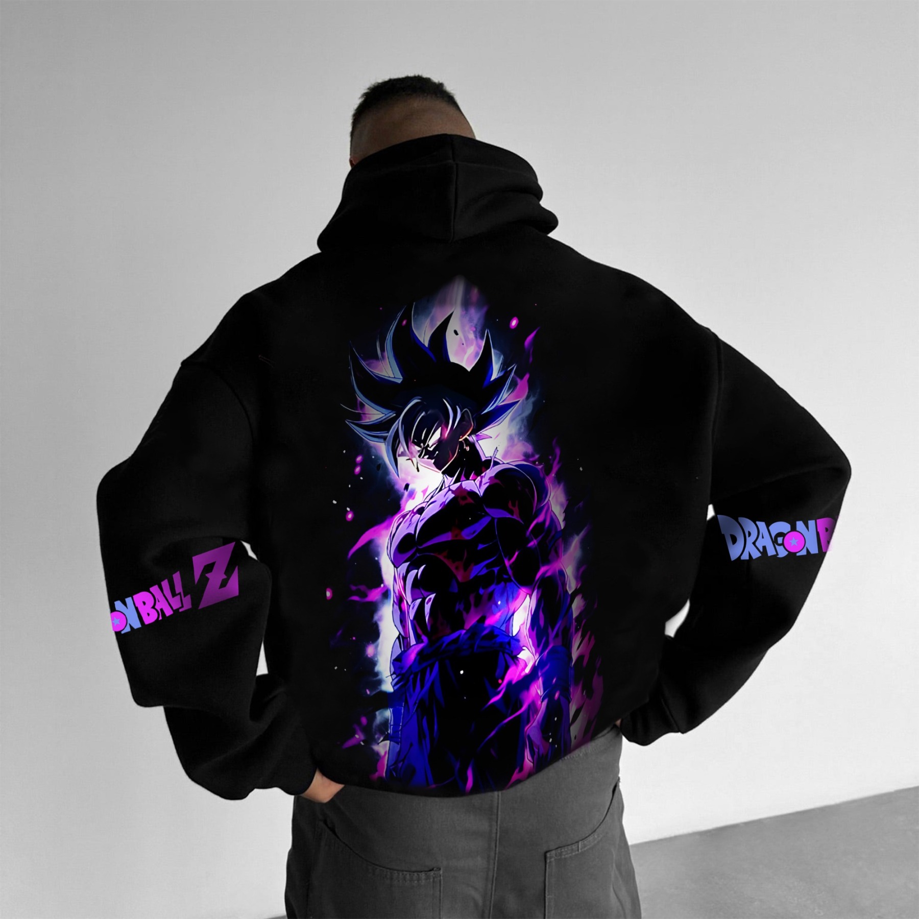 Unisex Anime Print  Casual Oversized Hoodie-Anime x kingdom