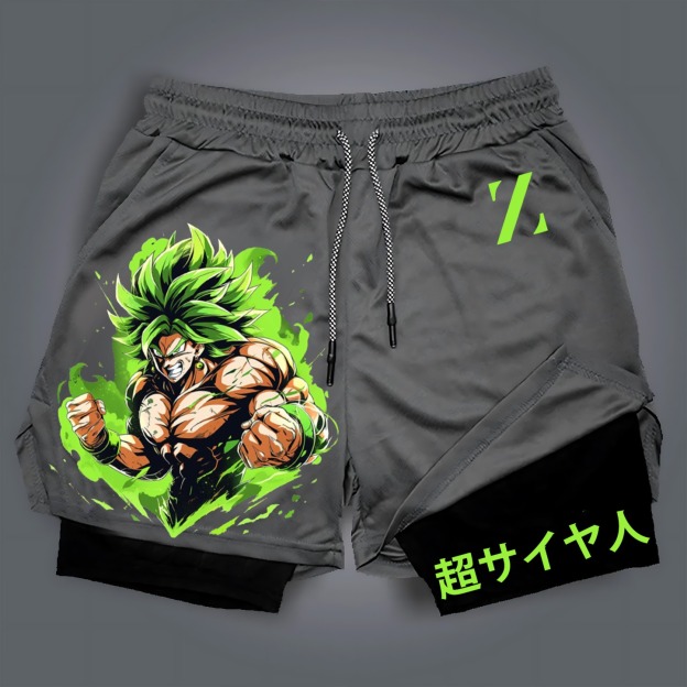 Unisex Casual Anime Streetwear Shorts-Anime x kingdom