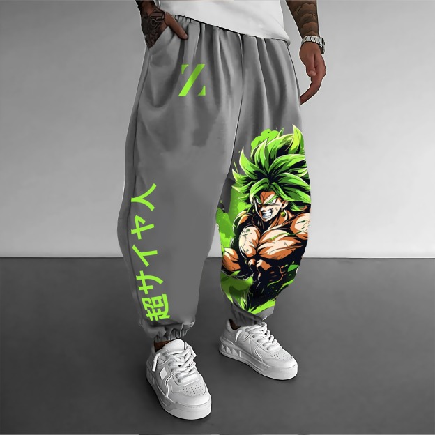 Unisex Casual Anime Streetwear Pants-Anime x kingdom