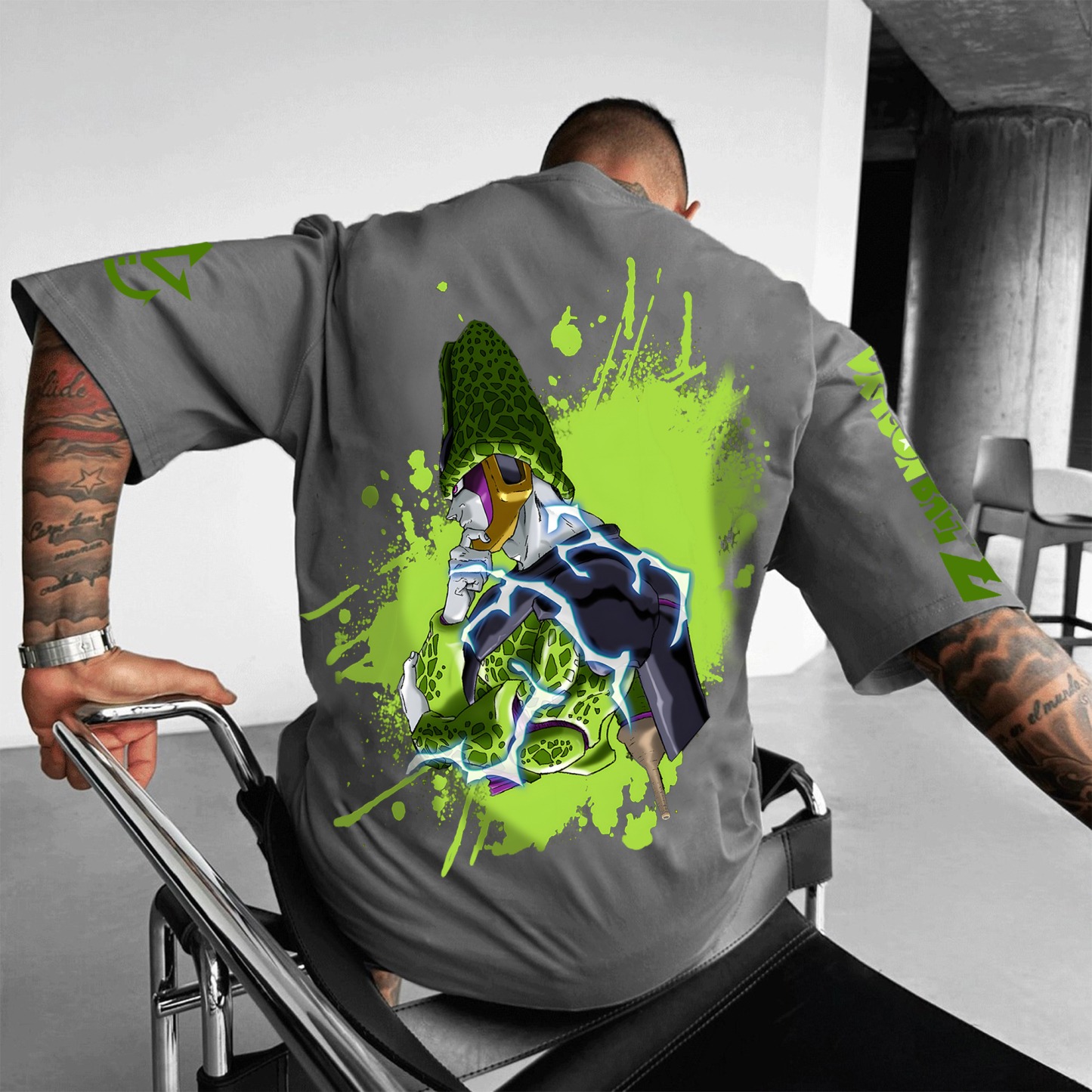 Unisex Anime Inspired Vintage T-Shirt-Anime x kingdom