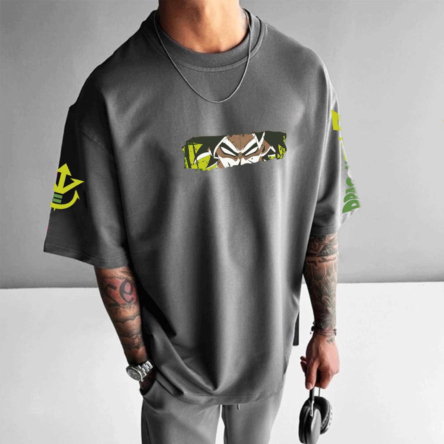 Unisex Anime Inspired Vintage T-Shirt-Anime x kingdom