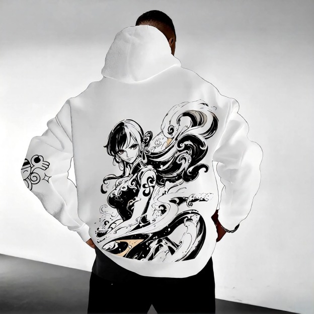 Unisex Anime Graphic Streetwear Vintage Hoodie-Anime x kingdom