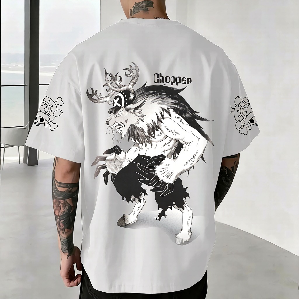 Unisex Anime Inspired Vintage T-Shirt-Anime x kingdom