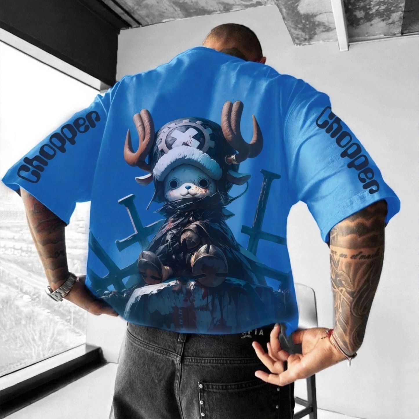 Unisex Anime Inspired Vintage T-Shirt-Anime x kingdom