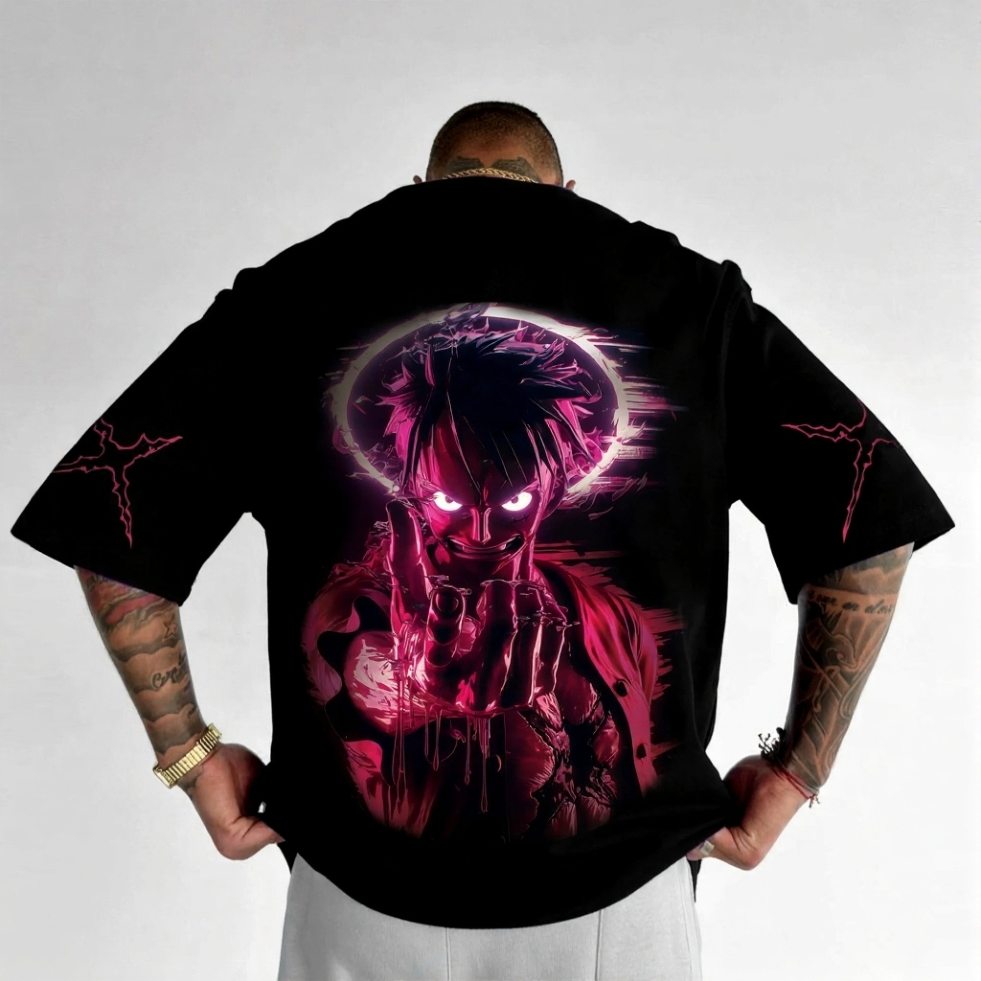 Unisex Anime Inspired Vintage T-Shirt-Anime x kingdom