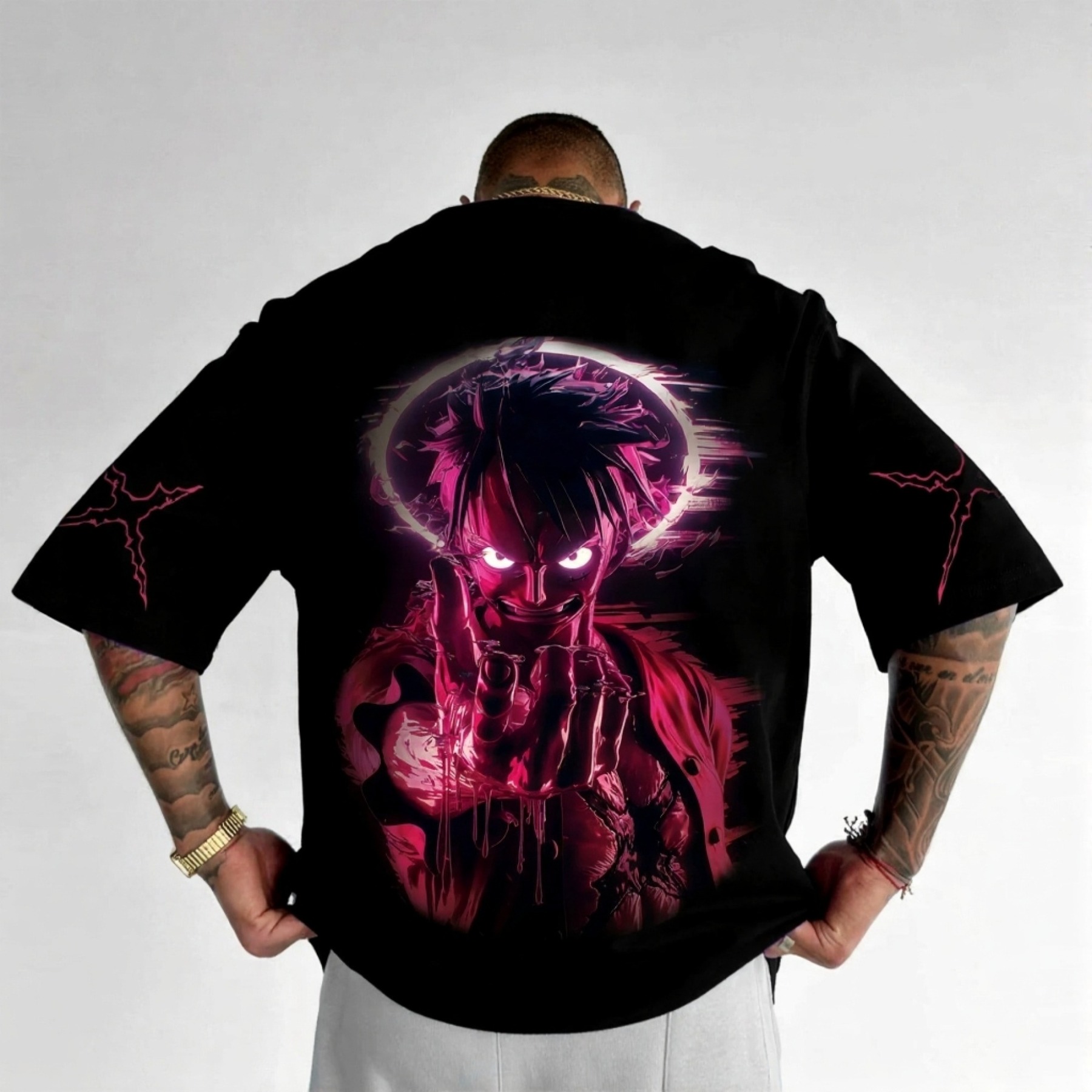 Unisex Anime Inspired Vintage T-Shirt-Anime x kingdom