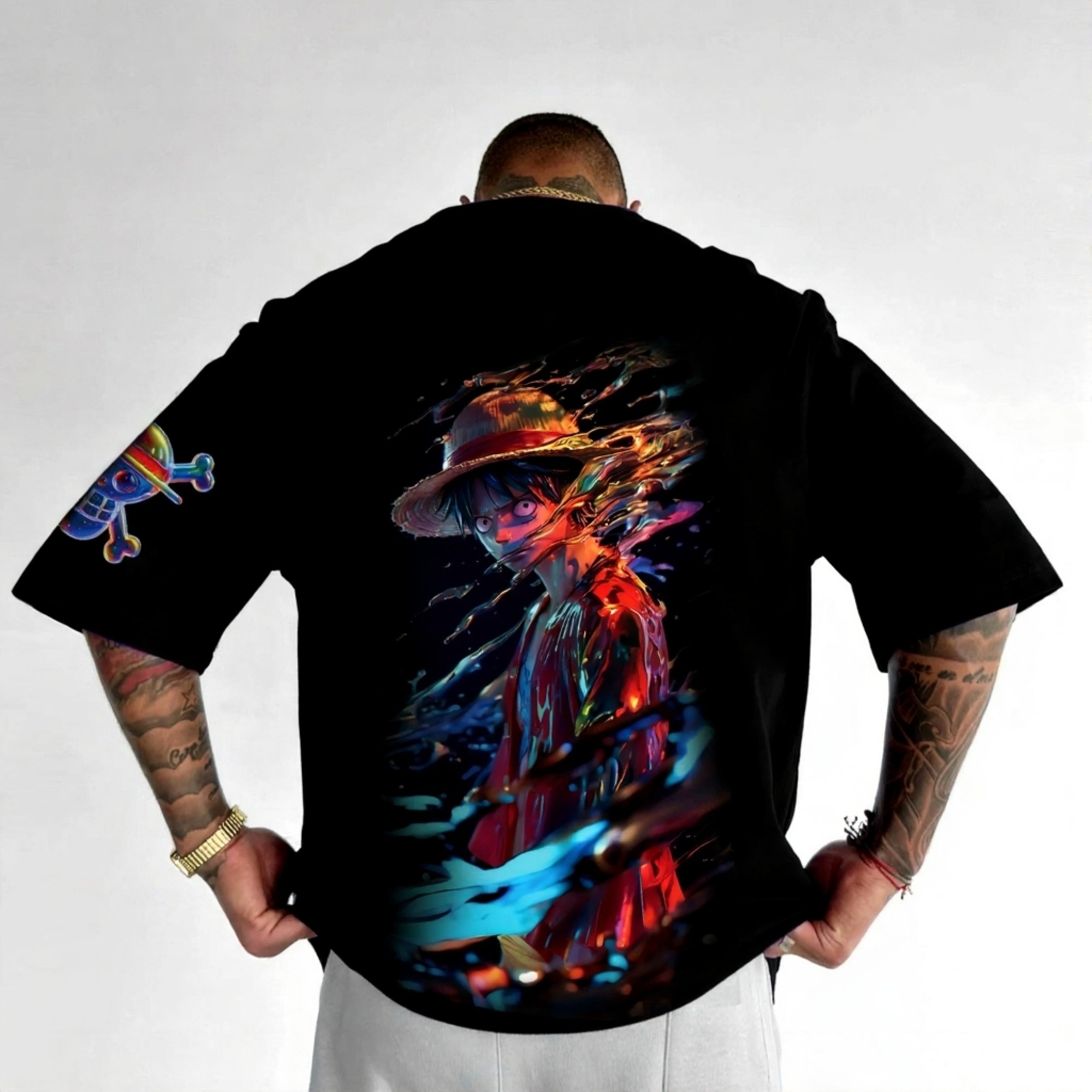 Unisex Anime Inspired Vintage T-Shirt-Anime x kingdom