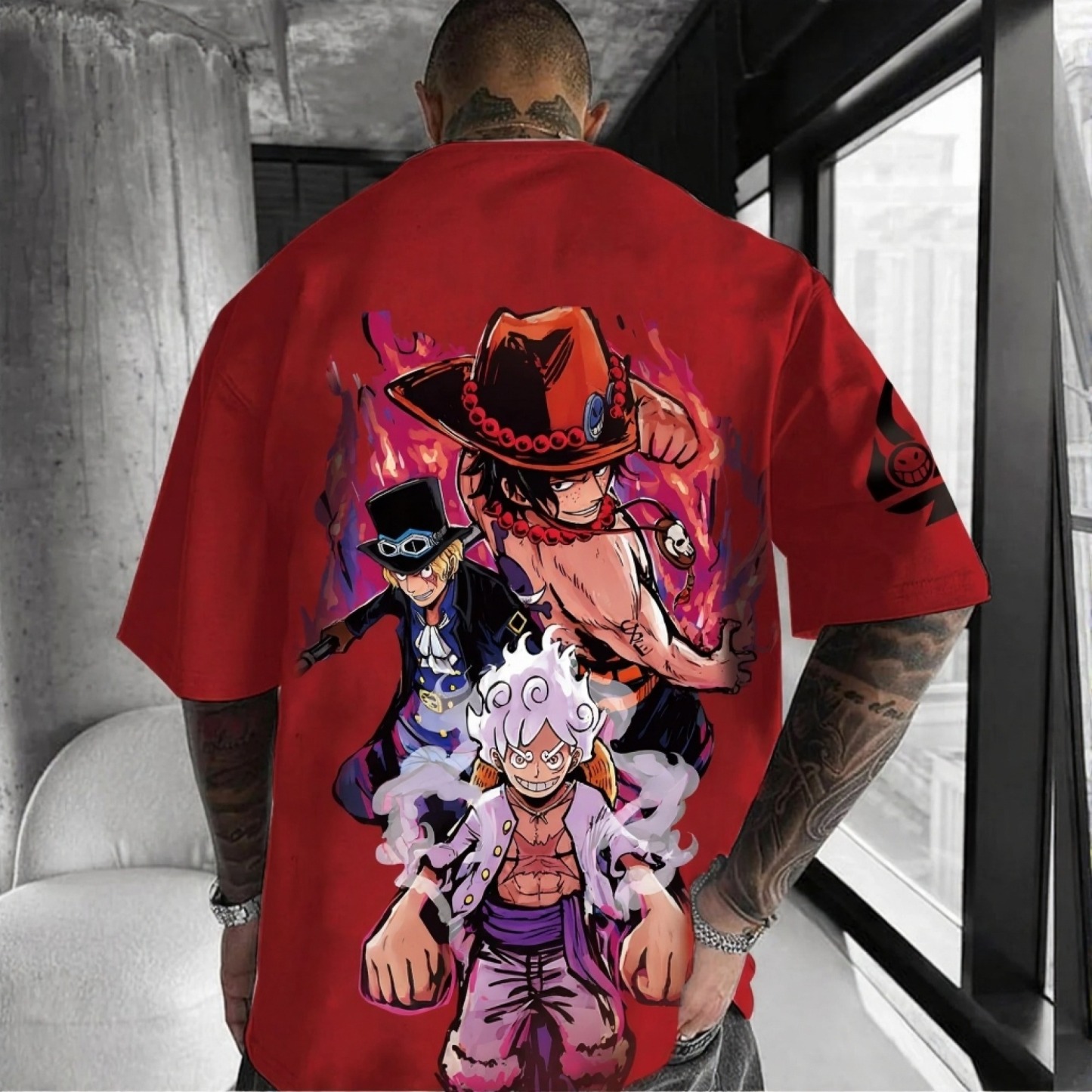 Unisex Anime Inspired Vintage T-Shirt-Anime x kingdom