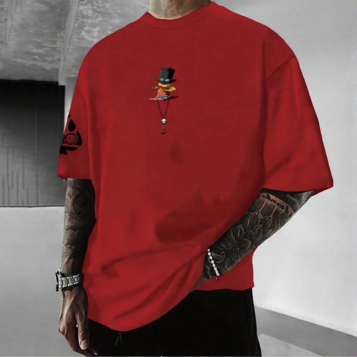 Unisex Anime Inspired Vintage T-Shirt-Anime x kingdom