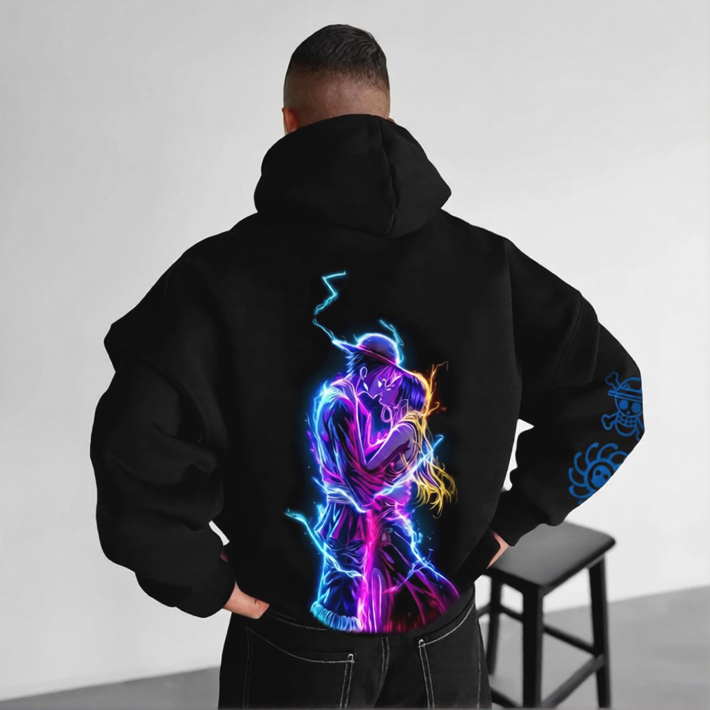 Unisex Anime Graphic Streetwear Vintage Hoodie-Anime x kingdom
