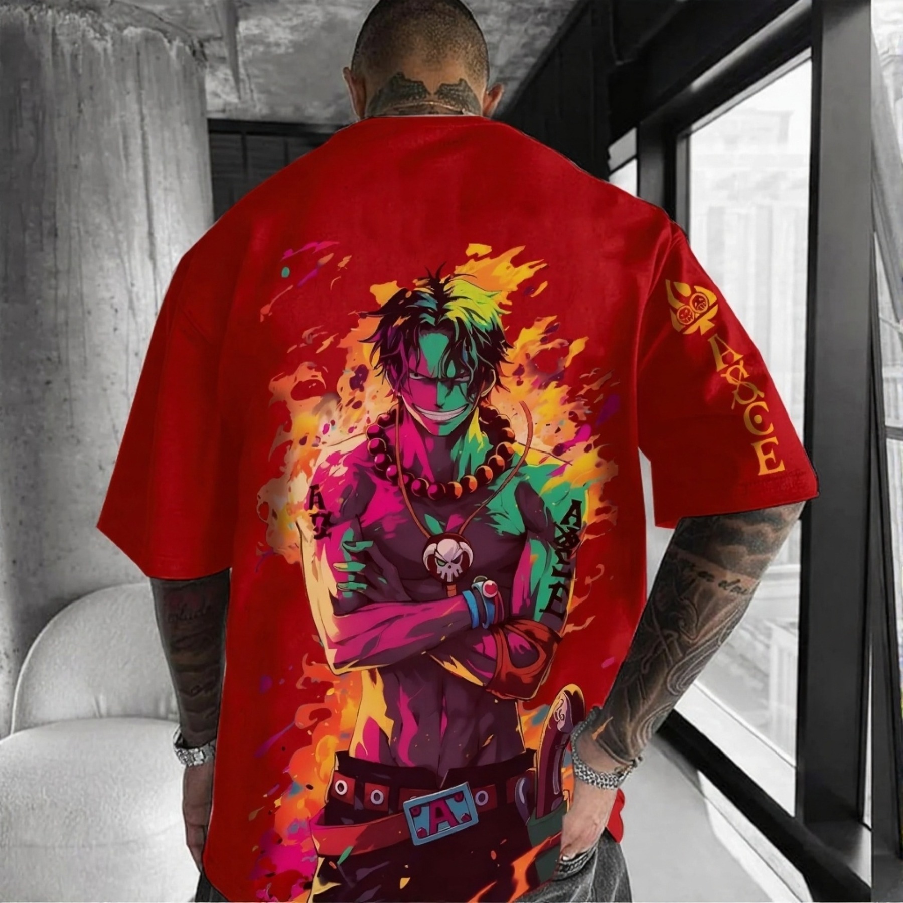 Unisex Anime Inspired Vintage T-Shirt-Anime x kingdom