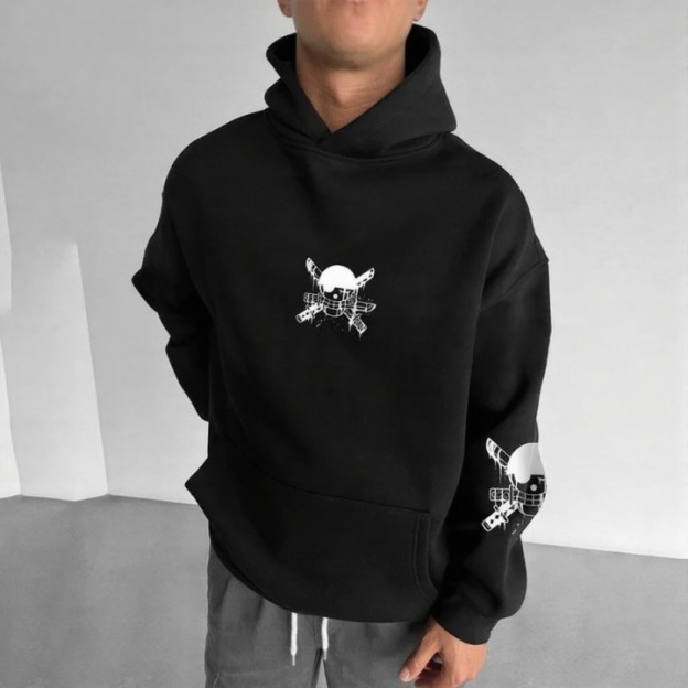 Unisex Anime Graphic Streetwear Vintage Hoodie-Anime x kingdom