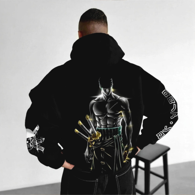 Unisex Anime Graphic Streetwear Vintage Hoodie-Anime x kingdom