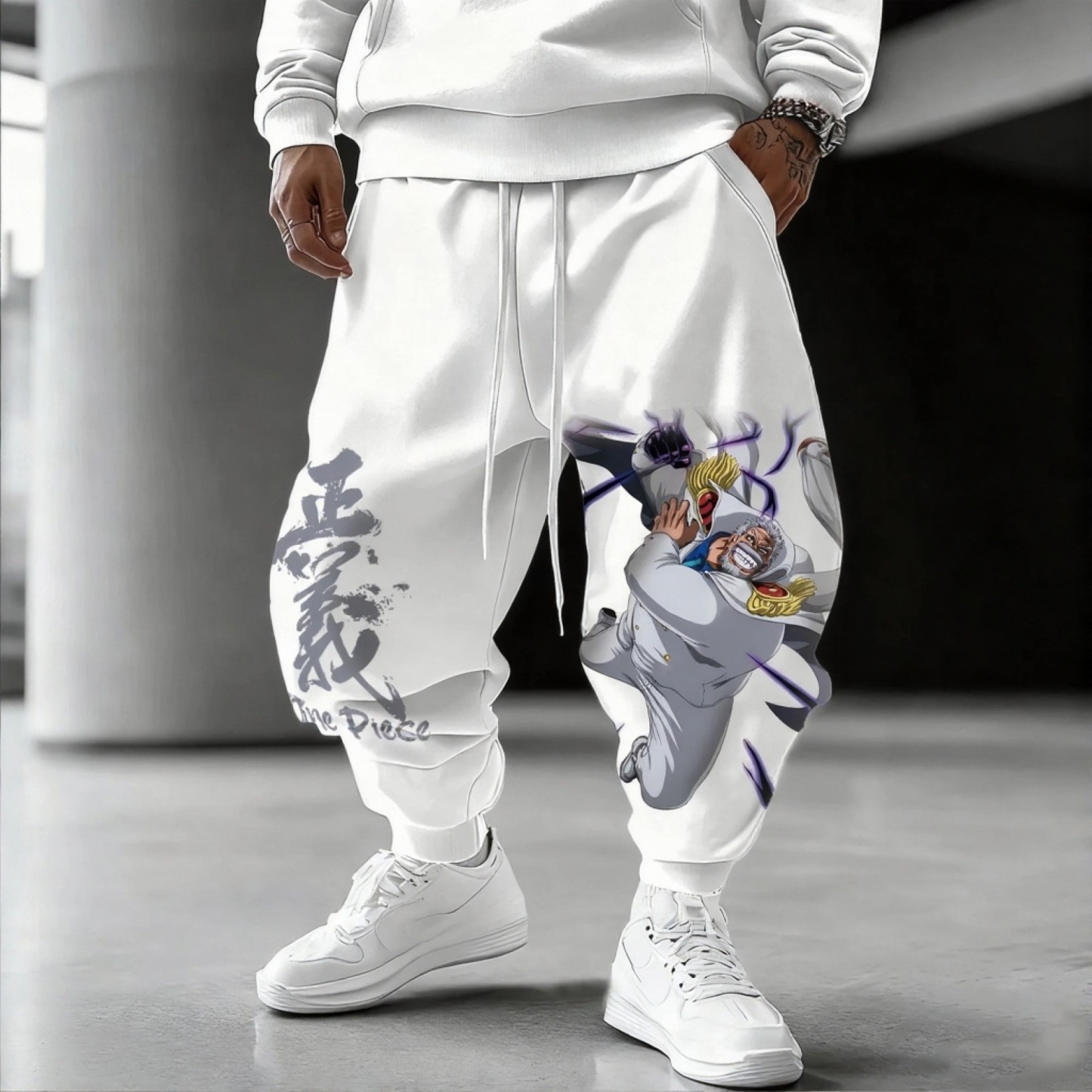 Unisex Anime Inspired Vintage Pants-Anime x kingdom