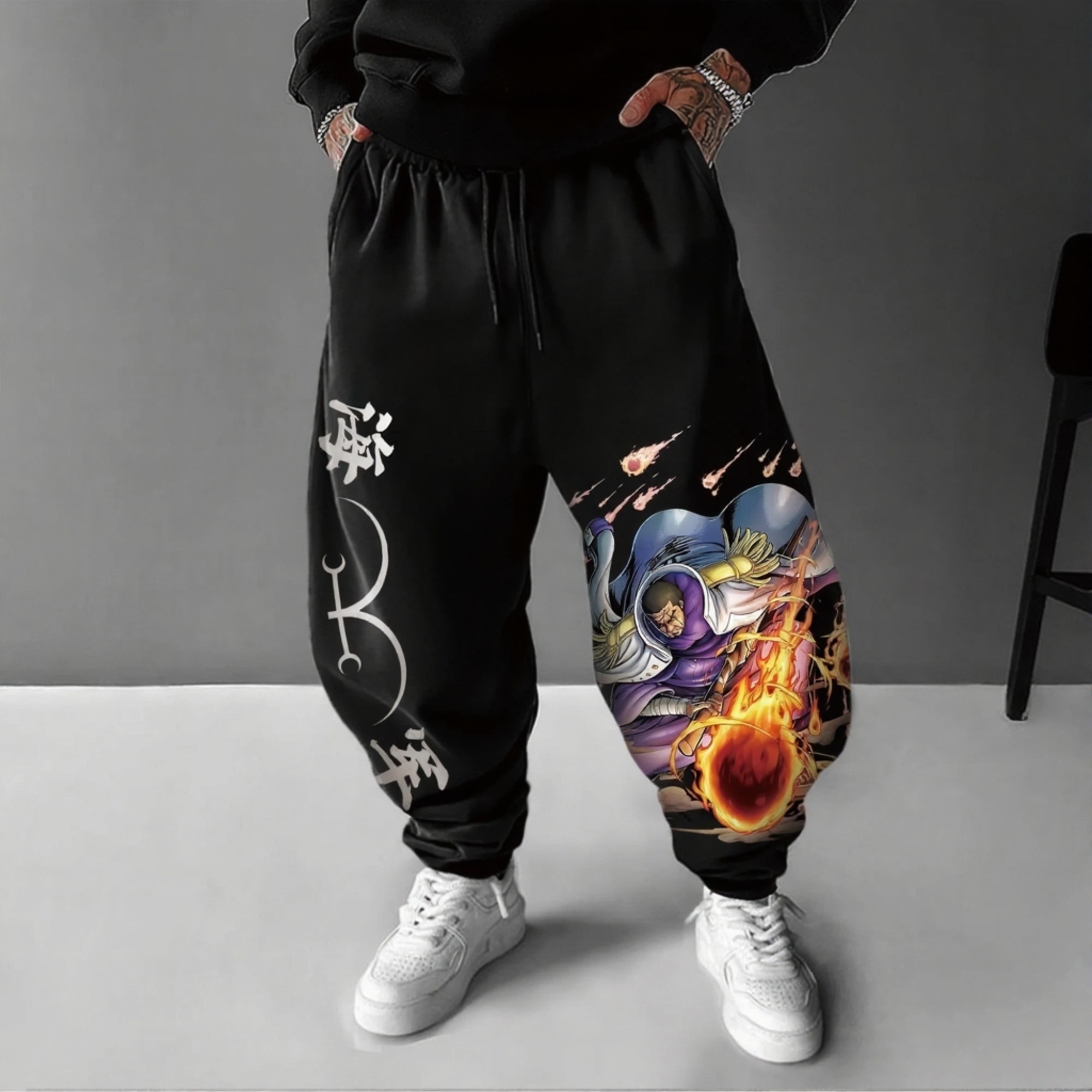 Unisex Anime Inspired Vintage Pants
