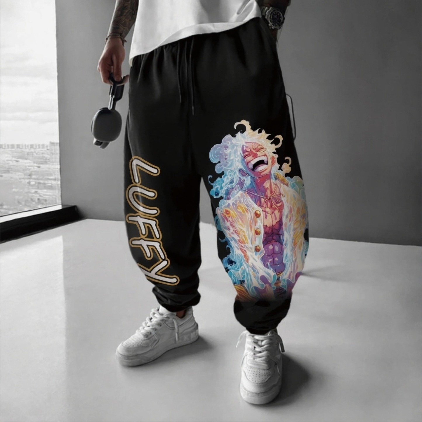 Unisex Anime Inspired Vintage Pants-Anime x kingdom