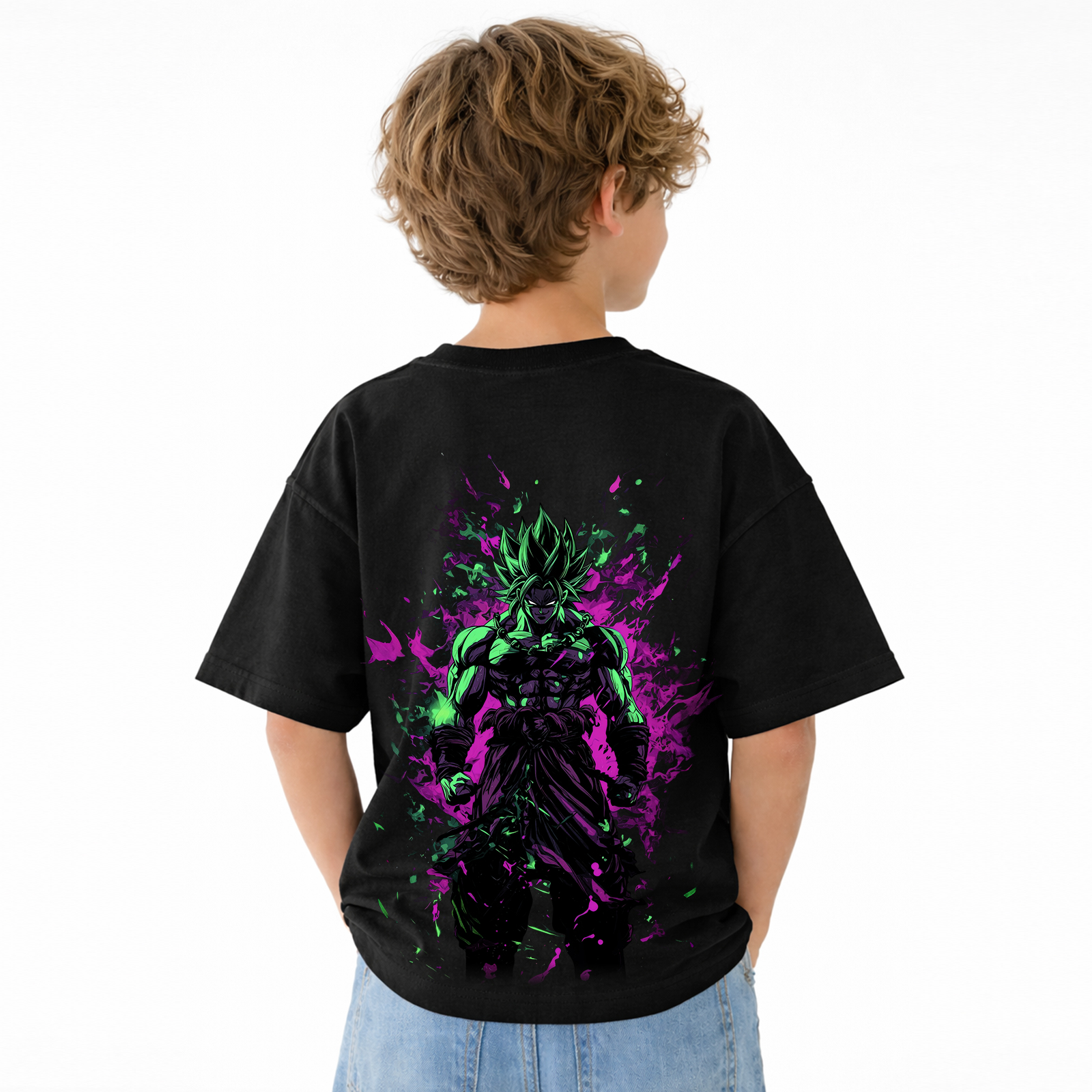 Dragon Ball Anime Graphic T-Shirt for Kids Cartoon Print Cotton Tee