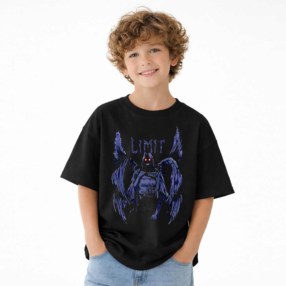 Solo Leveling Anime Graphic T-Shirt for Kids Cartoon Print Cotton Tee